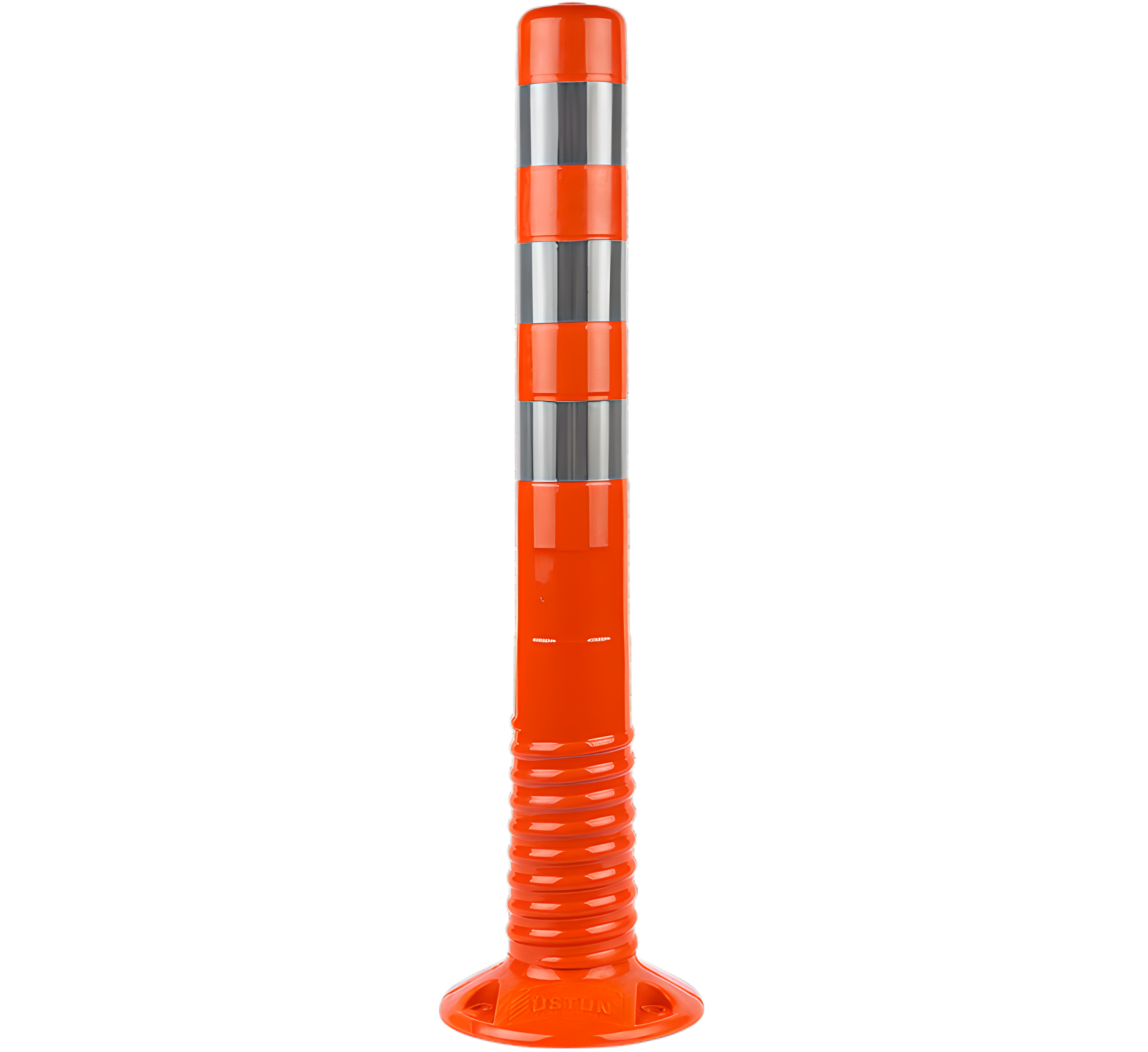 UT 2501 Delinéateur 75 cm fléxible en plastique TPU-CU anti-UV avec 03 bandes réfléchissantes
